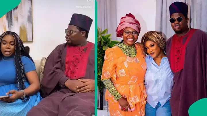 You are currently viewing “My Screen Dad”: Motunde Breaks Silence on Pregnancy Rumours with Mr Macaroni