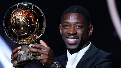 Read more about the article Dembele Becomes Fourth Player of African Descent to Win Ballon D’Or