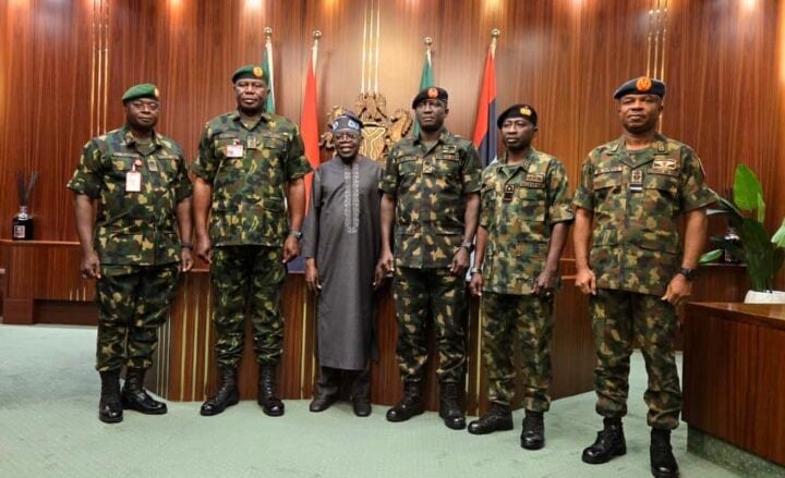 Tinubu Decorates New Service Chiefs 1 IMG 7436 e1761585375440