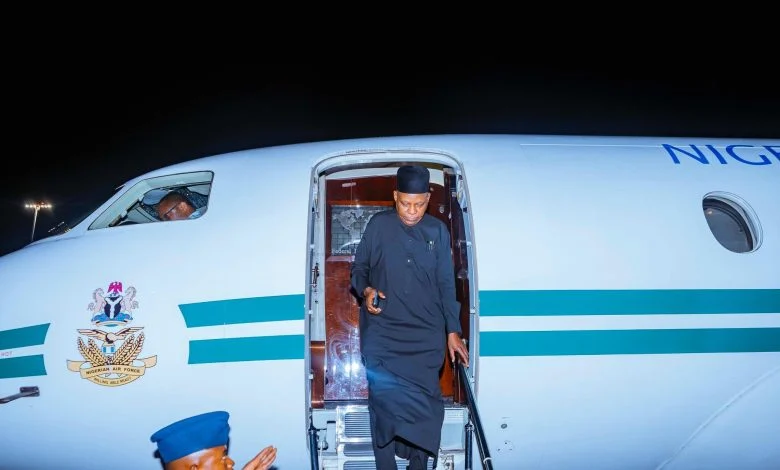 Kashim Shettima plane