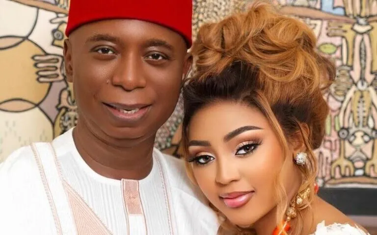 Ned Nwoko and Regina Daniels e1760874660645