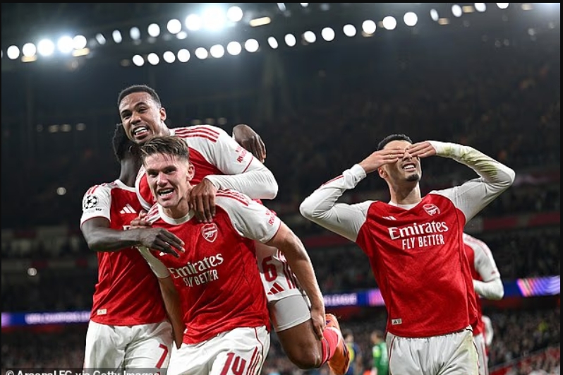 Arsenal 4-0 Atletico Madrid: Hungry Gunners Outsmart Diego Simeone's Dark Arts as Viktor Gyokeres Finally Breaks Scoring Drought 1 Screenshot 22 10 2025 73252 i.dailymail.co .uk