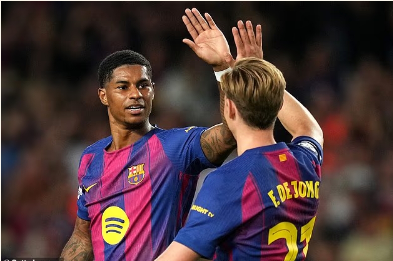 Marcus Rashford Scores a Brace AGAIN as Barcelona Thrash Olympiacos - with Man United Loanee on Top in Impressive Champions League Standings 1 Screenshot 22 10 2025 73844 https www.dailymail.co .uk