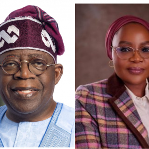 Tinubu with Aisha Garba