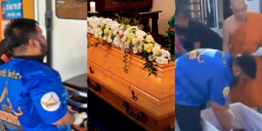 Knocks on coffin – Drama as lady who was declared dead and about to be buried comes back to life