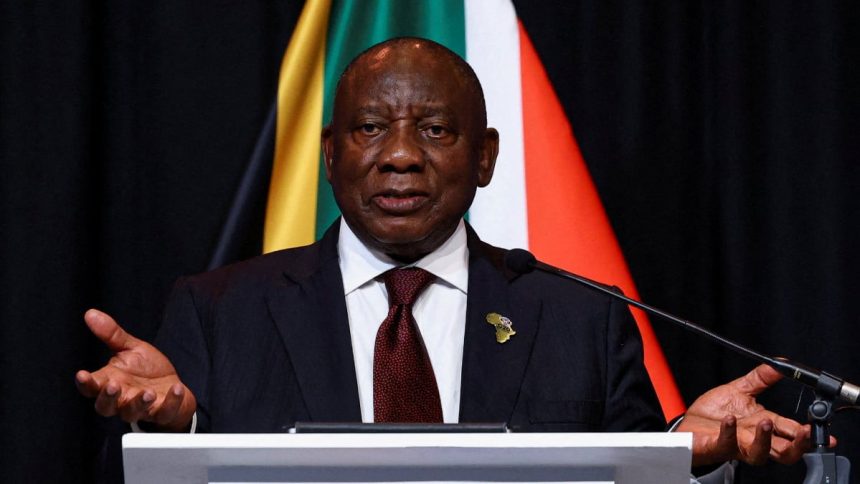 Ramaphosa shrug