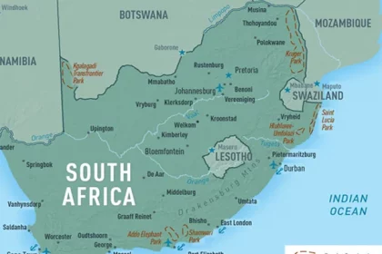 South Africa map