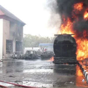 Fresh Kano fire kills three razes filling station tanker