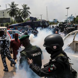 Police teargass protesters at Alausa17 1920x1280 1