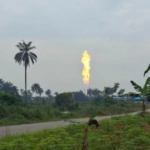 Gas Flare at Ikot Ebekpo