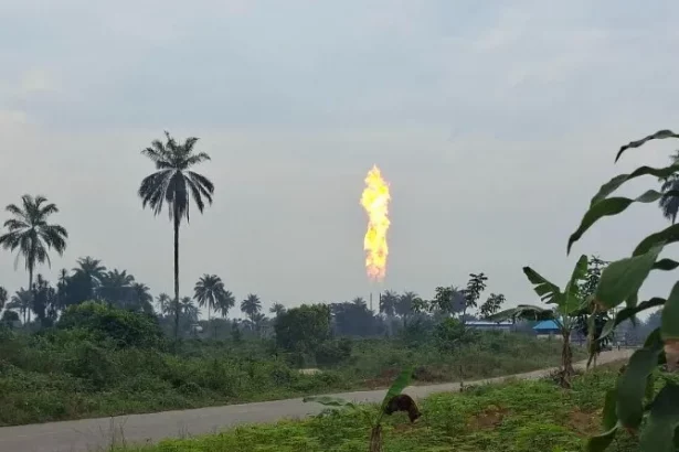 Gas Flare at Ikot Ebekpo