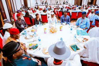 House of Reps members during the visit