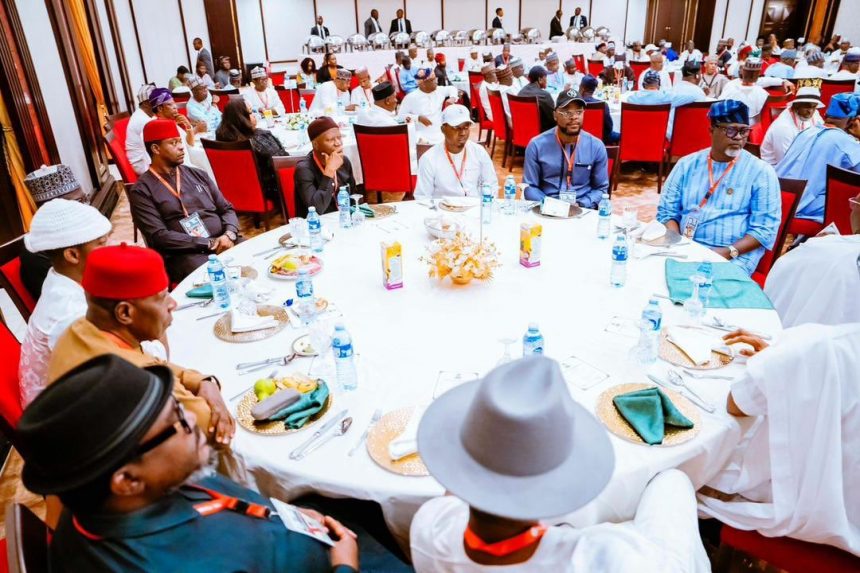 House of Reps members during the visit