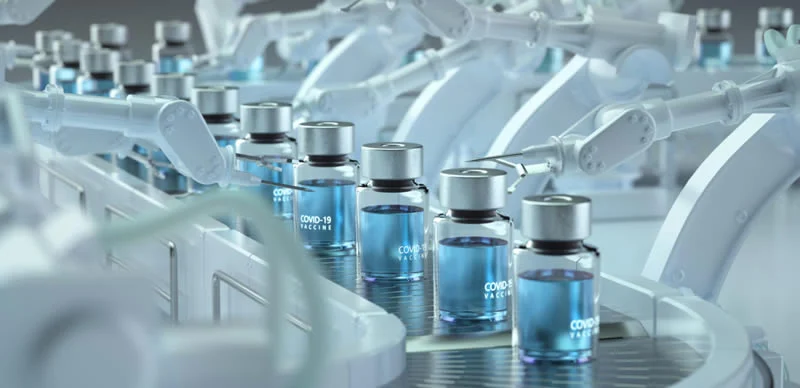 covid 19 vaccine production